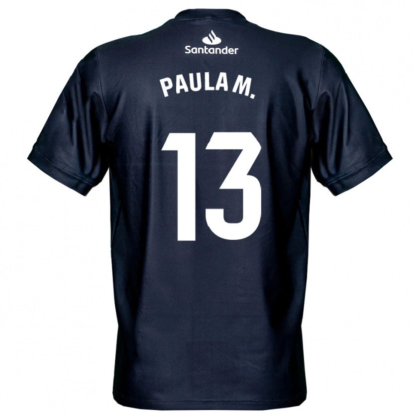 Danxen Kinder Paula Muñoz Álvarez #13 Trikot Mitternachtsblau Weiß Torwarttrikot 2025/26 Schweiz