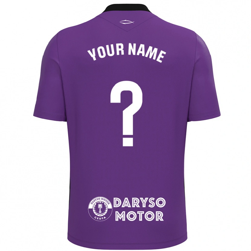 Danxen Kinder AD Ceuta Trikot Violett Weiß Torwarttrikot 2025/26 Schweiz