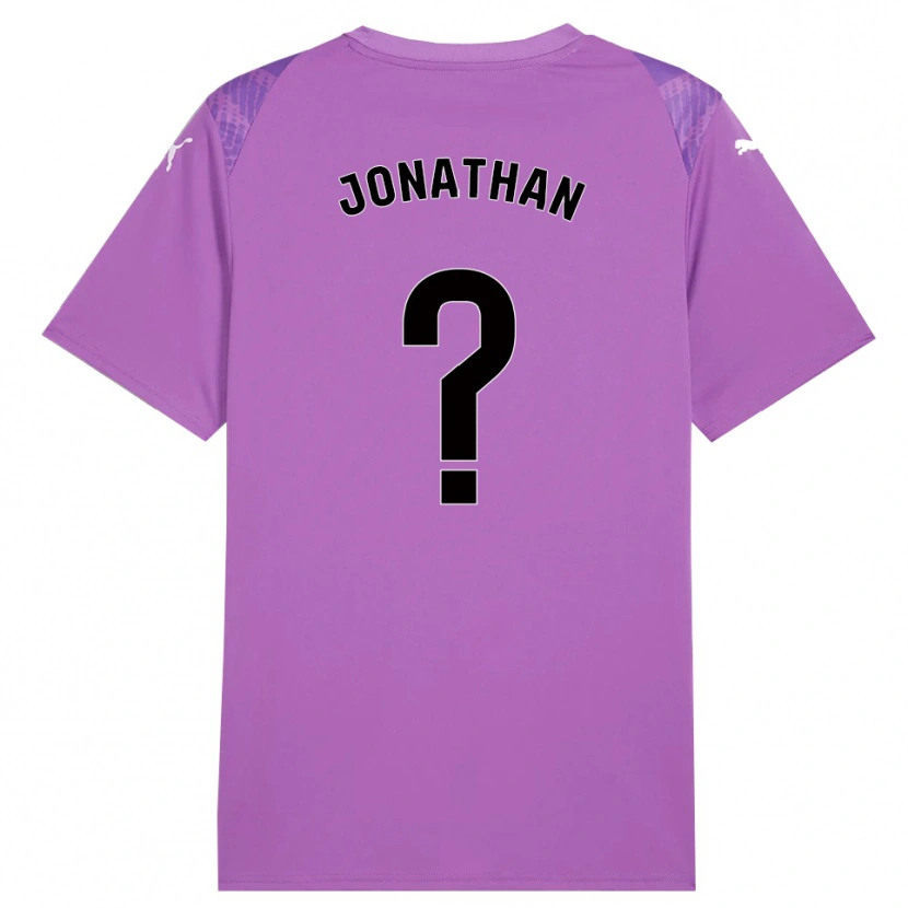 Danxen Kinder Jonathan Sánchez #0 Trikot Flieder Schwarz Torwarttrikot 2025/26 Schweiz