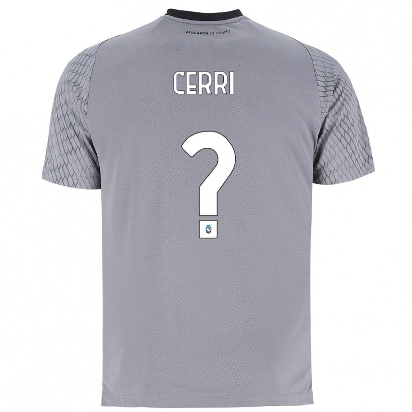 Danxen Kinder Jacopo Cerri #0 Trikot Grau Blau Rot Torwarttrikot 2025/26 Schweiz