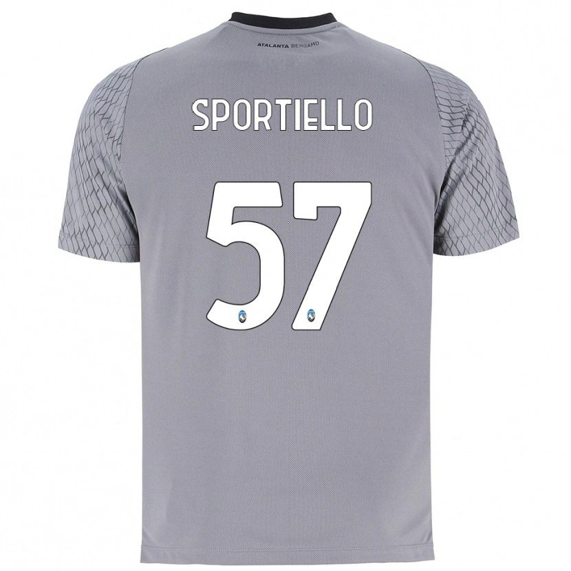 Danxen Kinder Marco Sportiello #57 Trikot Grau Blau Rot Torwarttrikot 2025/26 Schweiz