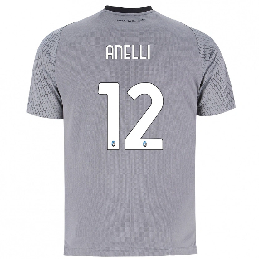 Danxen Kinder Alessandro Anelli #12 Trikot Grau Blau Rot Torwarttrikot 2025/26 Schweiz