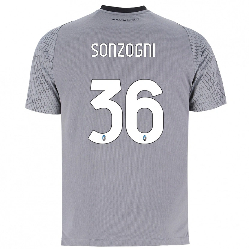 Danxen Kinder Mattia Sonzogni #36 Trikot Grau Blau Rot Torwarttrikot 2025/26 Schweiz