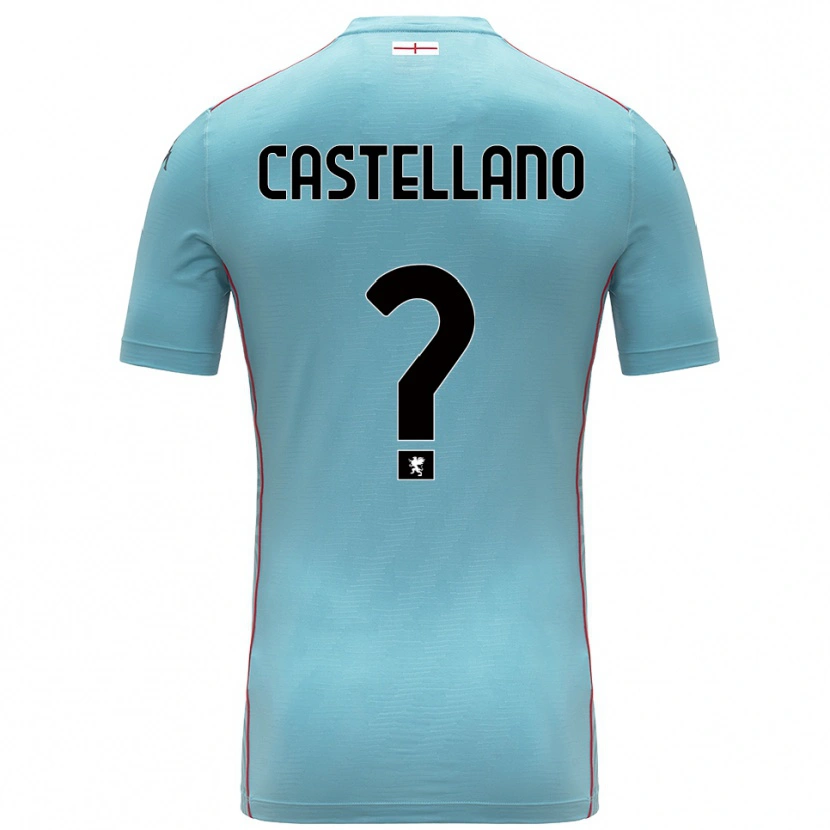 Danxen Kinder Cristiano Castellano #0 Trikot Blau Grau Torwarttrikot 2025/26 Schweiz