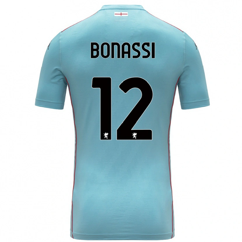 Danxen Kinder Lorenzo Bonassi #12 Trikot Blau Grau Torwarttrikot 2025/26 Schweiz
