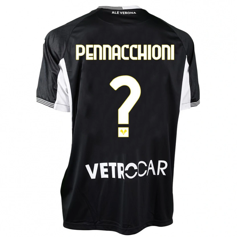 Danxen Kinder Jacopo Pennacchioni #0 Trikot Schwarz Weiß Torwarttrikot 2025/26 Schweiz