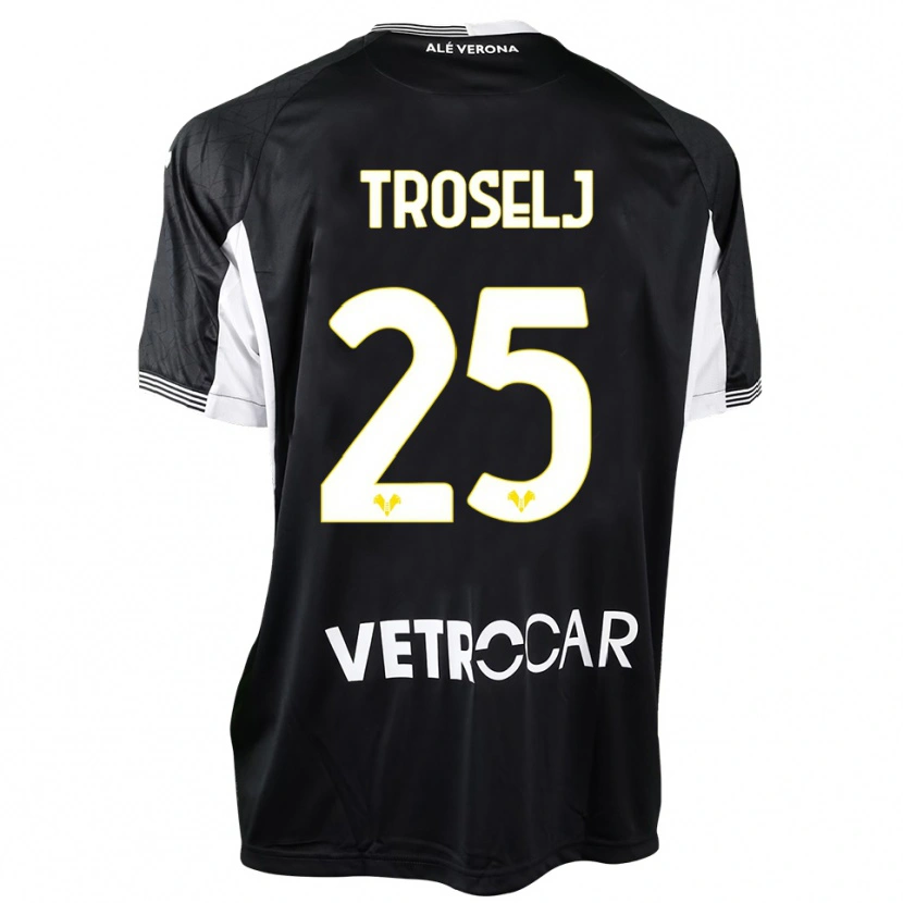 Danxen Kinder Ethan Troselj #25 Trikot Schwarz Weiß Torwarttrikot 2025/26 Schweiz