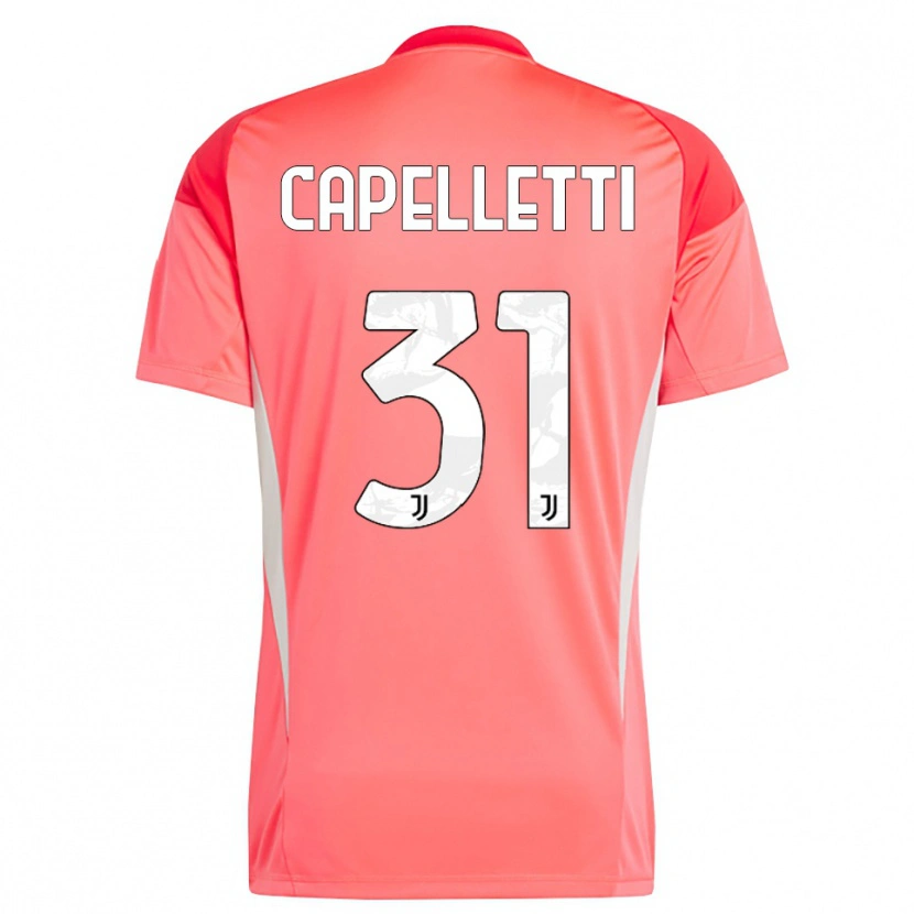 Danxen Kinder Alessia Capelletti #31 Trikot Rot Orange Torwarttrikot 2025/26 Schweiz