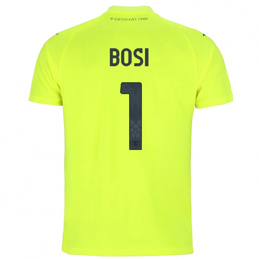 Danxen Kinder Gioele Bosi #1 Trikot Fluoreszierendes Grün Torwarttrikot 2025/26 Schweiz