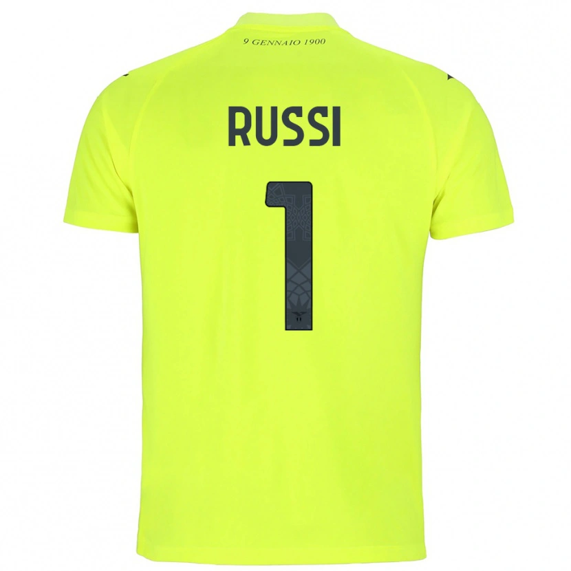 Danxen Kinder Gabriele Russi #1 Trikot Fluoreszierendes Grün Torwarttrikot 2025/26 Schweiz