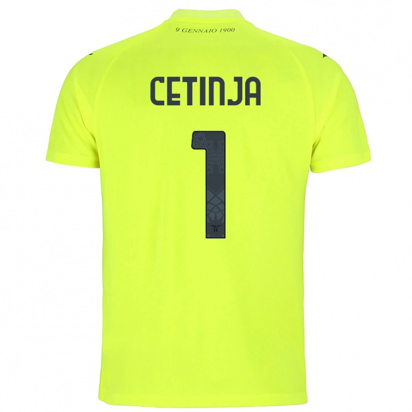 Danxen Kinder Sara Cetinja #1 Trikot Fluoreszierendes Grün Torwarttrikot 2025/26 Schweiz
