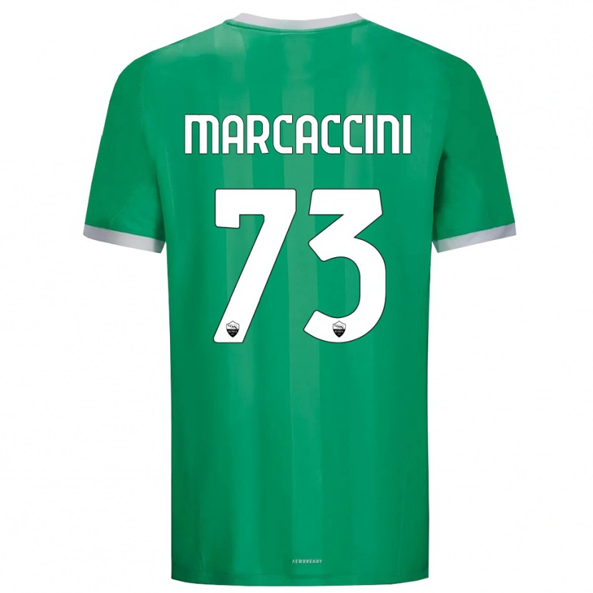 Danxen Kinder Alessio Marcaccini #73 Trikot Grün Weiß Torwarttrikot 2025/26 Schweiz
