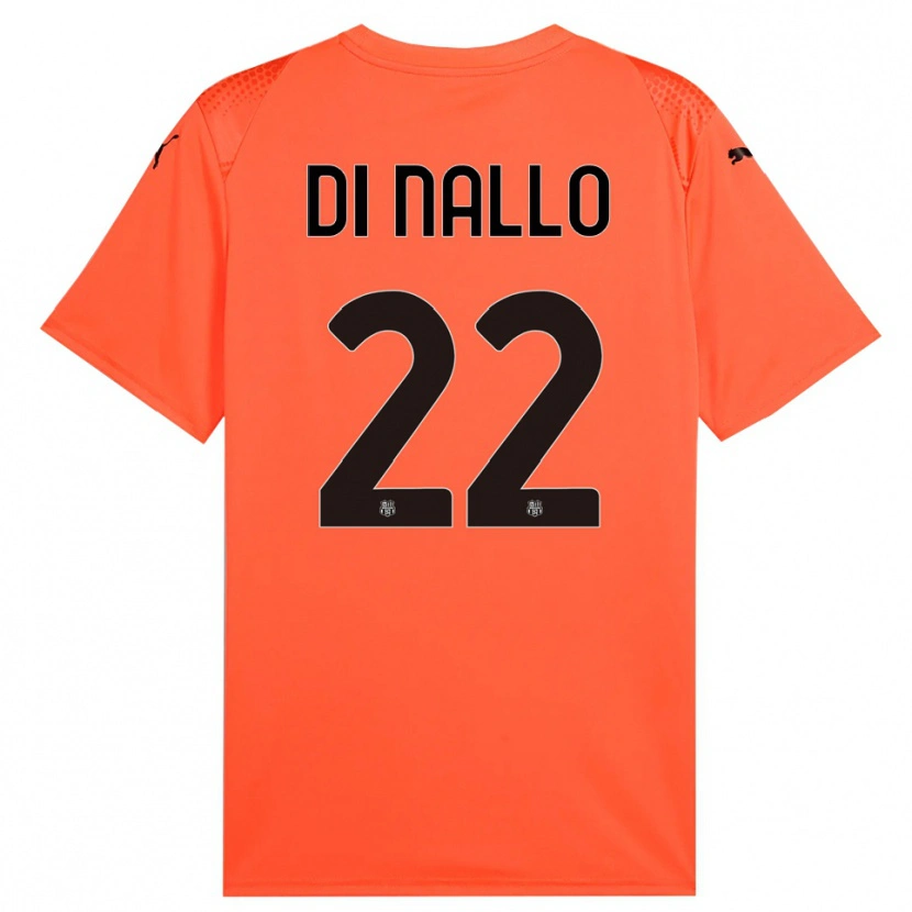 Danxen Kinder Erica Di Nallo #22 Trikot Orange Schwarz Torwarttrikot 2025/26 Schweiz