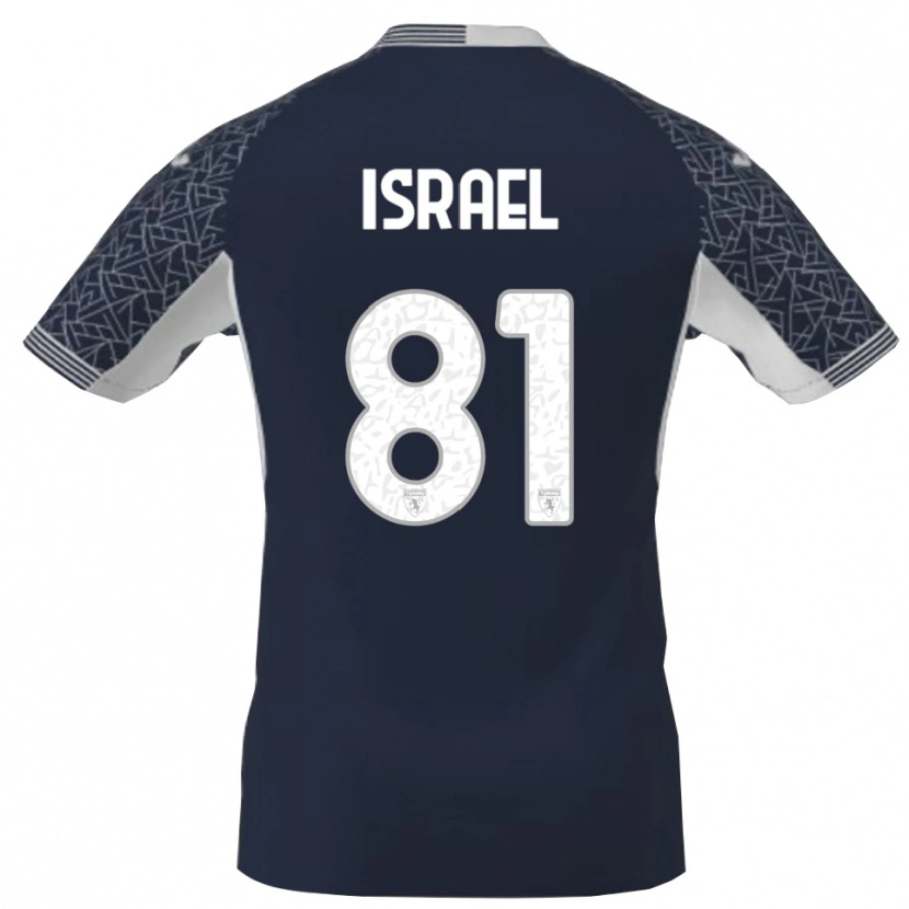 Danxen Kinder Franco Israel #81 Trikot Blau Schwarz Weiß Torwarttrikot 2025/26 Schweiz
