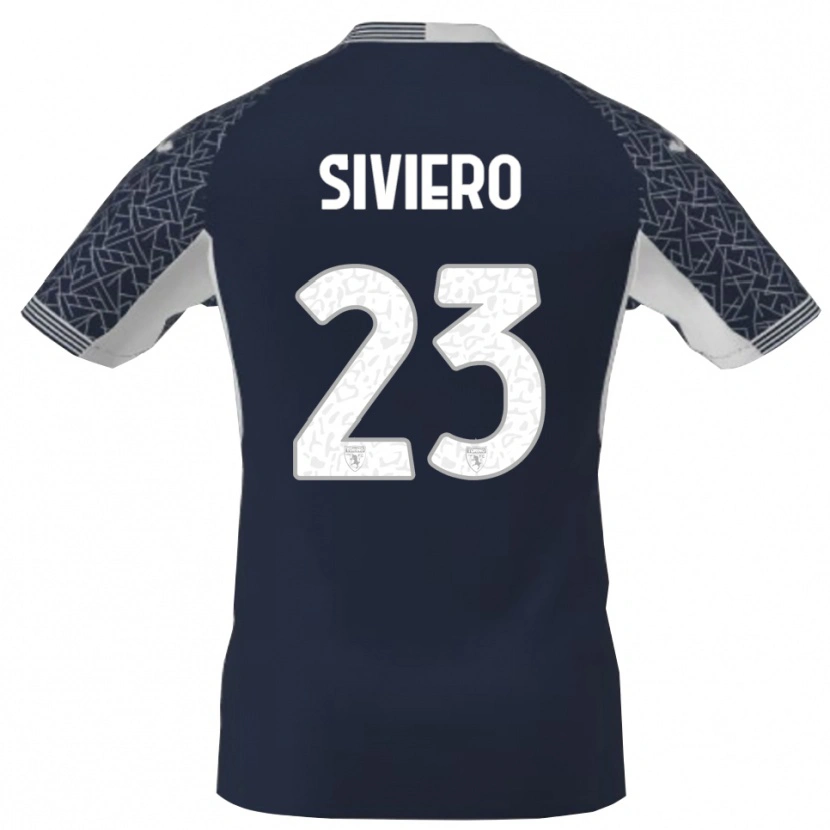 Danxen Kinder Lapo Siviero #23 Trikot Blau Schwarz Weiß Torwarttrikot 2025/26 Schweiz