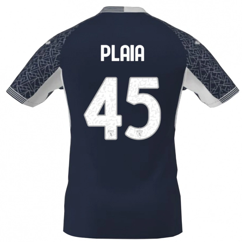 Danxen Kinder Francesco Plaia #45 Trikot Blau Schwarz Weiß Torwarttrikot 2025/26 Schweiz