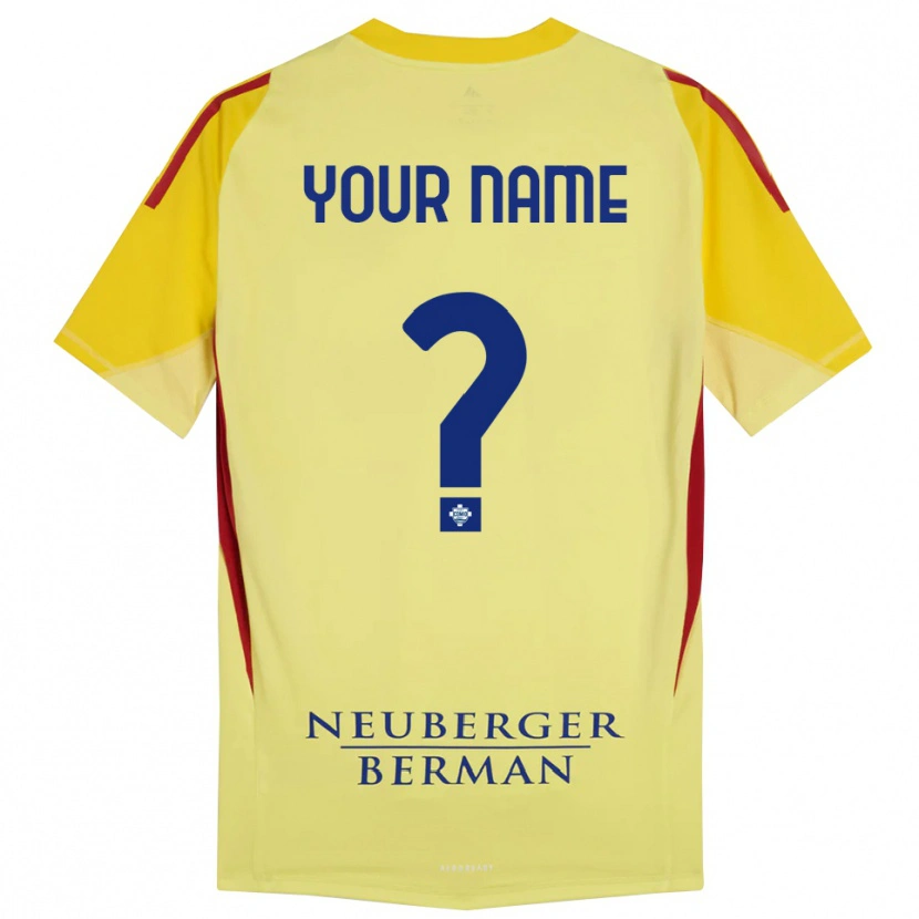 Danxen Kinder Como 1907 Trikot Hellgelb Schwarz Torwarttrikot 2025/26 Schweiz