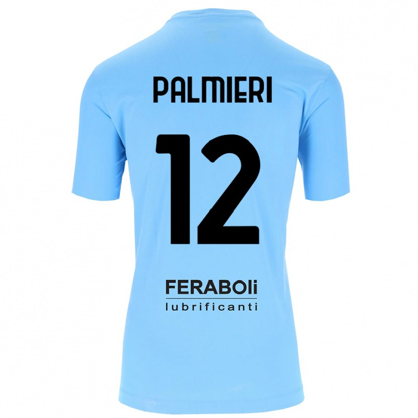 Danxen Kinder Cristian Palmieri #12 Trikot Himmelblau Schwarz Torwarttrikot 2025/26 Schweiz