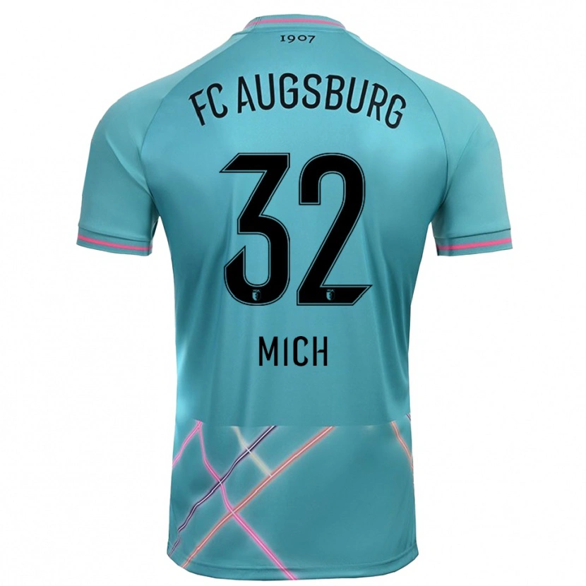 Danxen Kinder Fabian Mich #32 Trikot Hellseegrün Torwarttrikot 2025/26 Schweiz