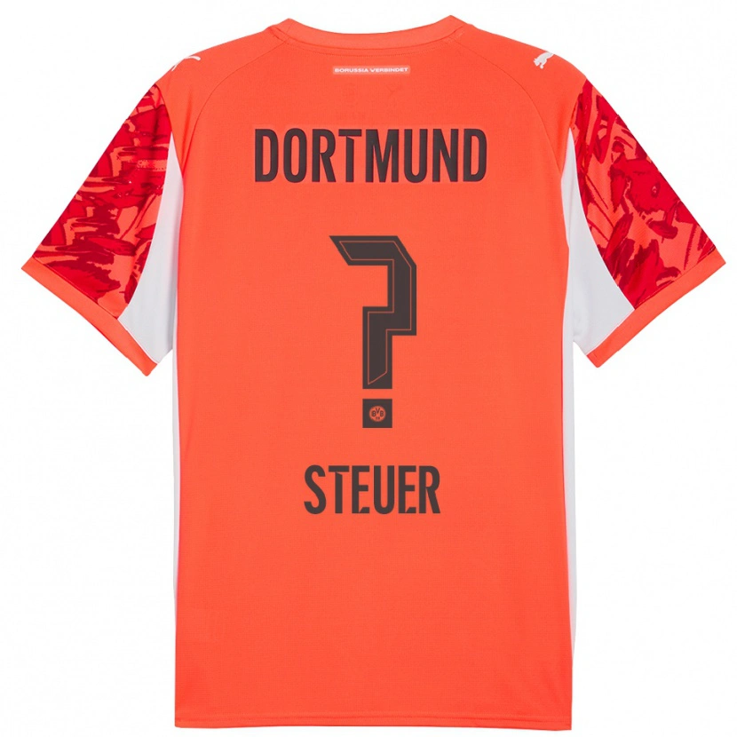 Danxen Kinder Etienne Steuer #0 Trikot Rot Orange Torwarttrikot 2025/26 Schweiz