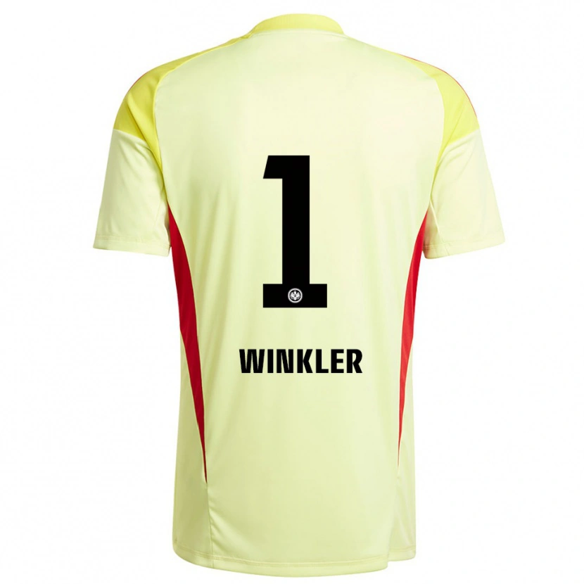 Danxen Kinder Sophia Winkler #1 Trikot Hellgelb Schwarz Torwarttrikot 2025/26 Schweiz