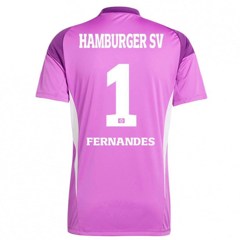 Danxen Kinder Daniel Heuer Fernandes #1 Trikot Flieder Weiß Lila Torwarttrikot 2025/26 Schweiz