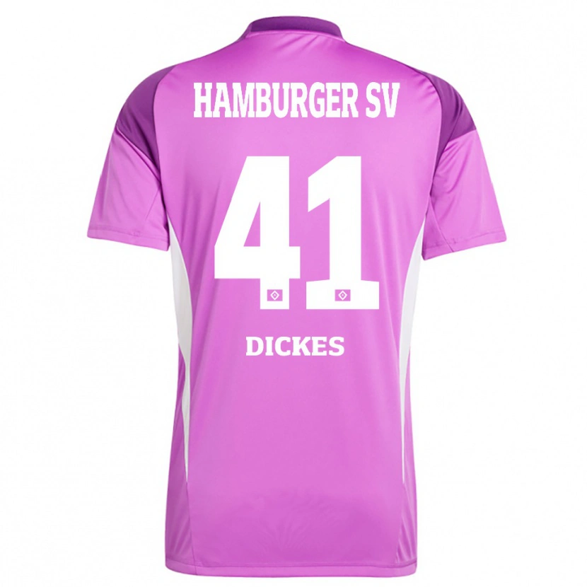 Danxen Kinder Fernando Dickes #41 Trikot Flieder Weiß Lila Torwarttrikot 2025/26 Schweiz