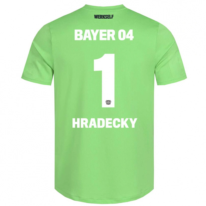 Danxen Kinder Lukas Hradecky #1 Trikot Hellgrün Weiß Torwarttrikot 2025/26 Schweiz