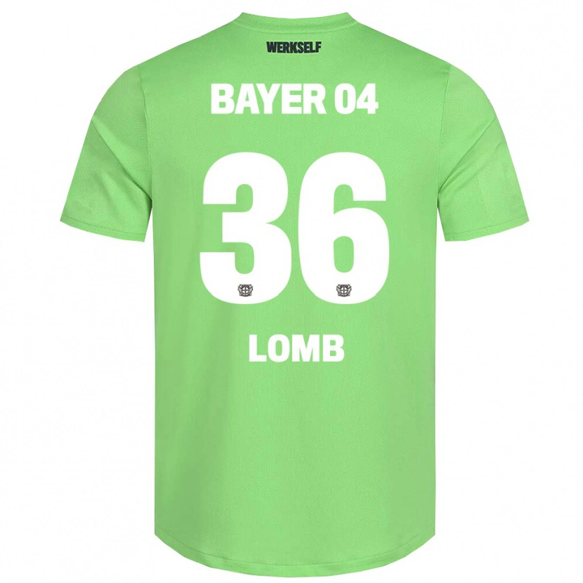 Danxen Kinder Niklas Lomb #36 Trikot Hellgrün Weiß Torwarttrikot 2025/26 Schweiz