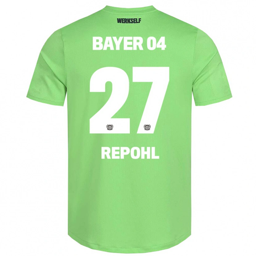 Danxen Kinder Friederike Repohl #27 Trikot Hellgrün Weiß Torwarttrikot 2025/26 Schweiz