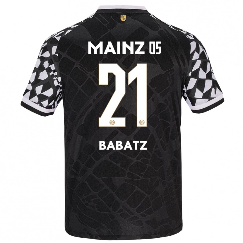 Danxen Kinder Louis Babatz #21 Trikot Schwarz Weiß Torwarttrikot 2025/26 Schweiz