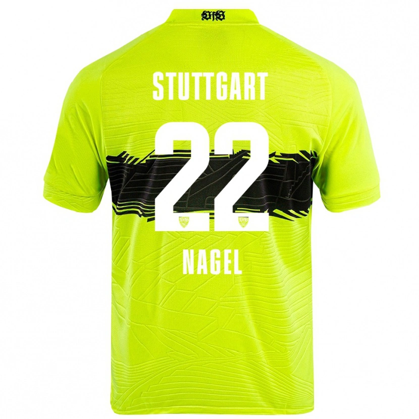 Danxen Kinder Lucas Nagel #22 Trikot Grün Gelb Schwarz Torwarttrikot 2025/26 Schweiz