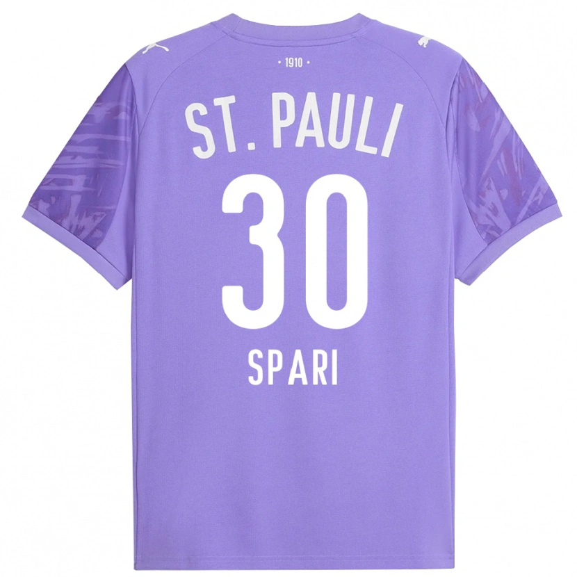 Danxen Kinder Simon Spari #30 Trikot Mittel Lila Schwarz Torwarttrikot 2025/26 Schweiz