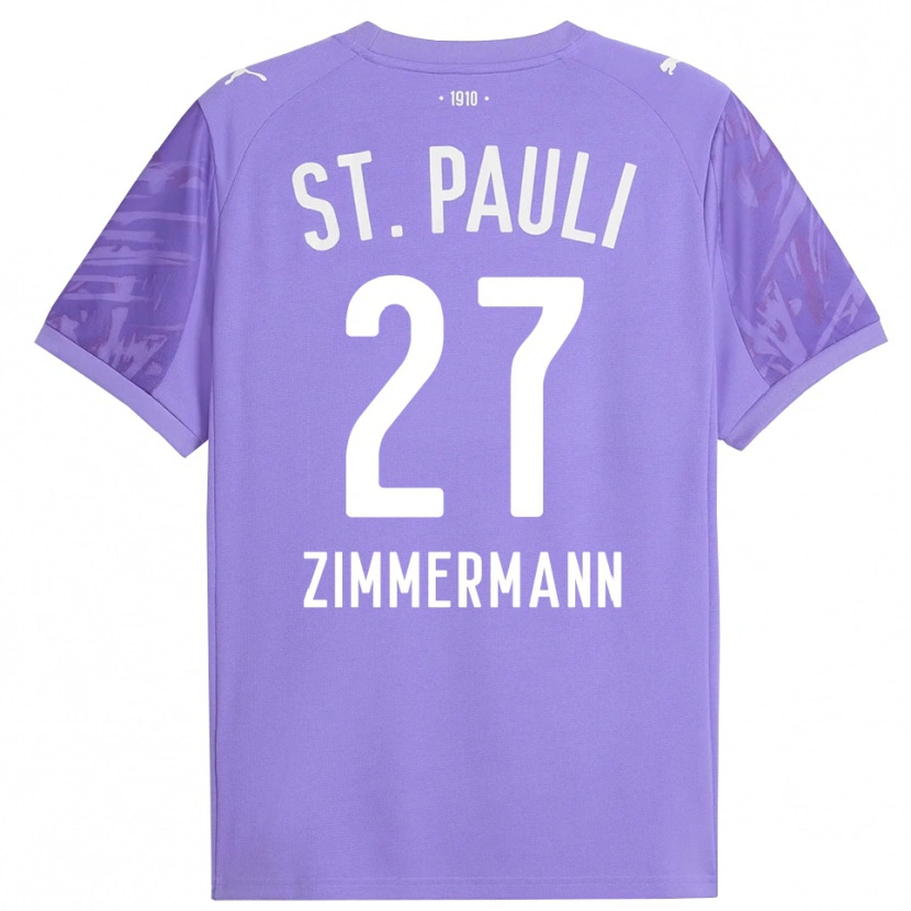 Danxen Kinder Tara Zimmermann #27 Trikot Mittel Lila Schwarz Torwarttrikot 2025/26 Schweiz