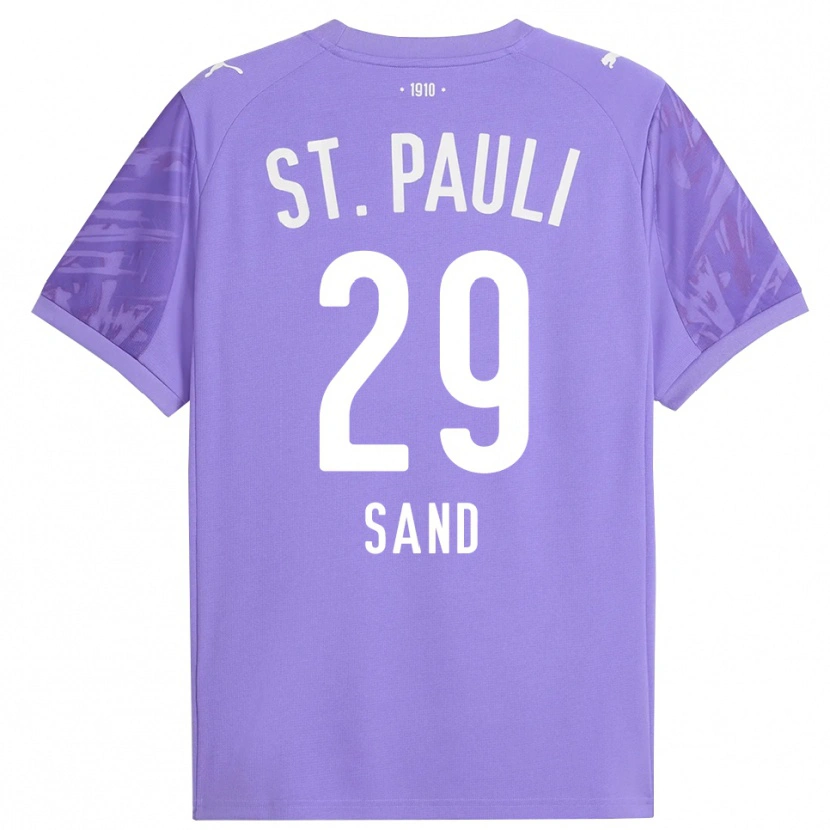 Danxen Kinder Christoffer Sand #29 Trikot Mittel Lila Schwarz Torwarttrikot 2025/26 Schweiz