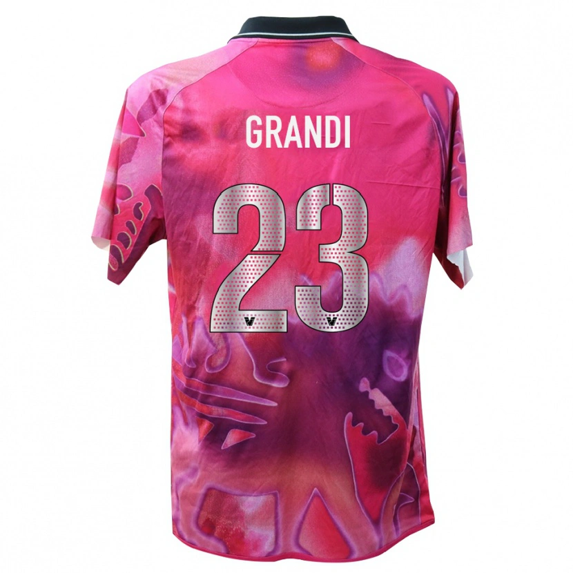 Danxen Kinder Matteo Grandi #23 Trikot Tiefes Pink Torwarttrikot 2025/26 Schweiz