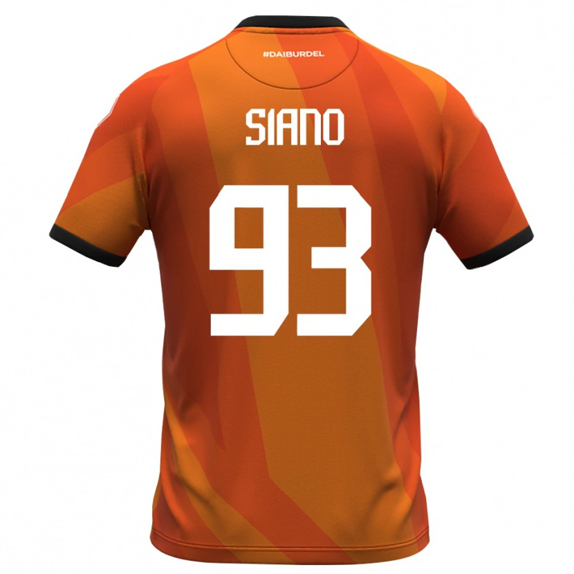 Danxen Kinder Alessandro Siano #93 Trikot Koralle Weiß Schwarz Torwarttrikot 2025/26 Schweiz