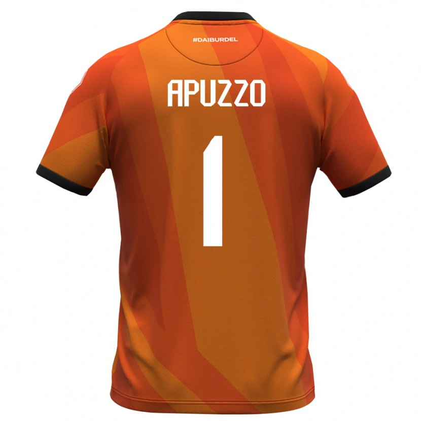 Danxen Kinder Davide Apuzzo #1 Trikot Koralle Weiß Schwarz Torwarttrikot 2025/26 Schweiz