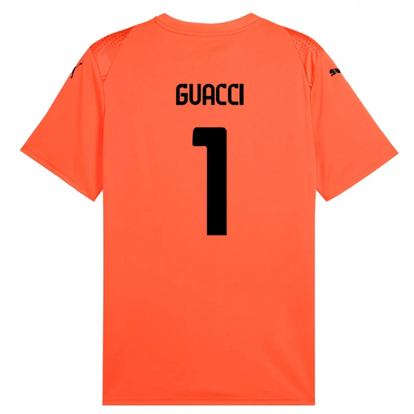 Danxen Kinder Marco Guacci #1 Trikot Orange Schwarz Torwarttrikot 2025/26 Schweiz