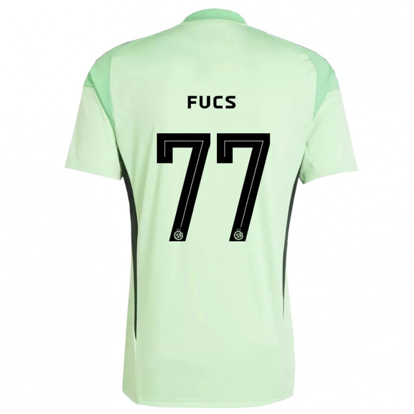 Danxen Kinder Roee Fucs #77 Trikot Hellgrün Schwarz Torwarttrikot 2025/26 Schweiz
