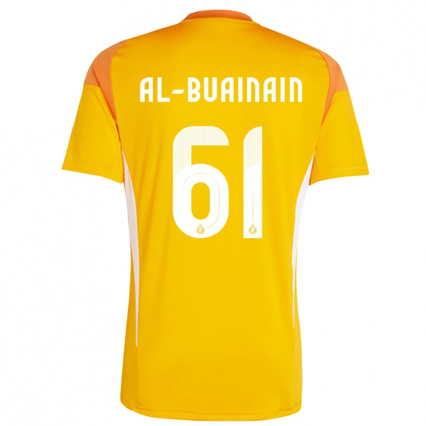 Danxen Kinder Mubarak Al-Buainain #61 Trikot Orange Gelb Weiß Torwarttrikot 2025/26 Schweiz