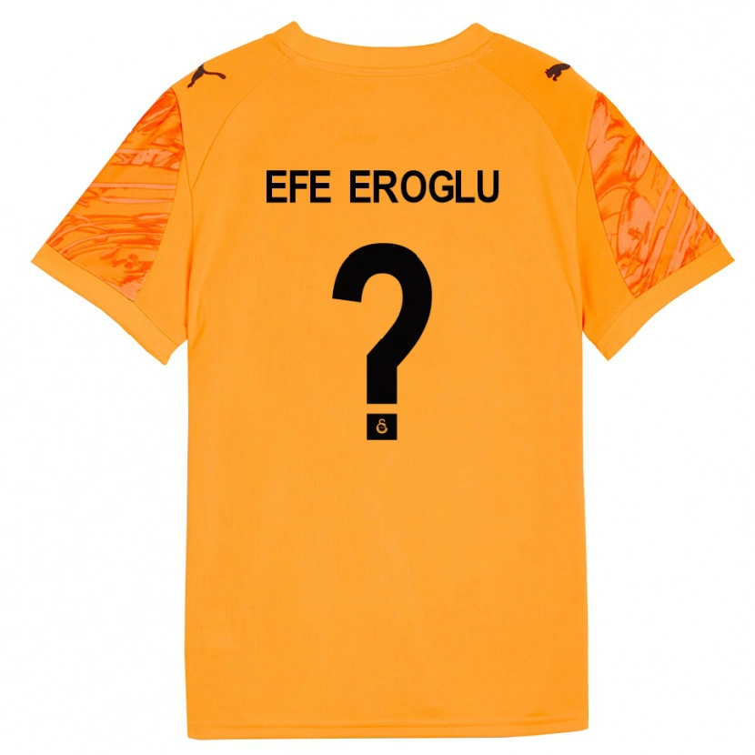 Danxen Kinder Cem Efe Eroğlu #0 Trikot Dunkles Orange Schwarz Torwarttrikot 2025/26 Schweiz