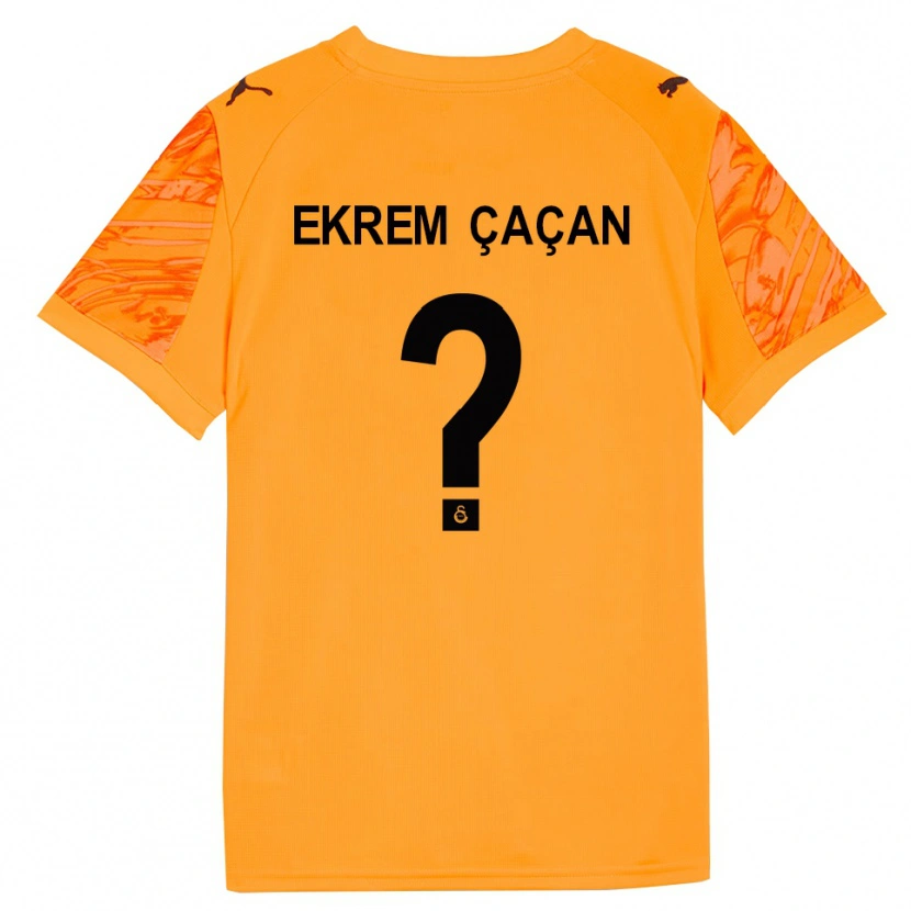 Danxen Kinder Yağız Ekrem Çaçan #0 Trikot Dunkles Orange Schwarz Torwarttrikot 2025/26 Schweiz