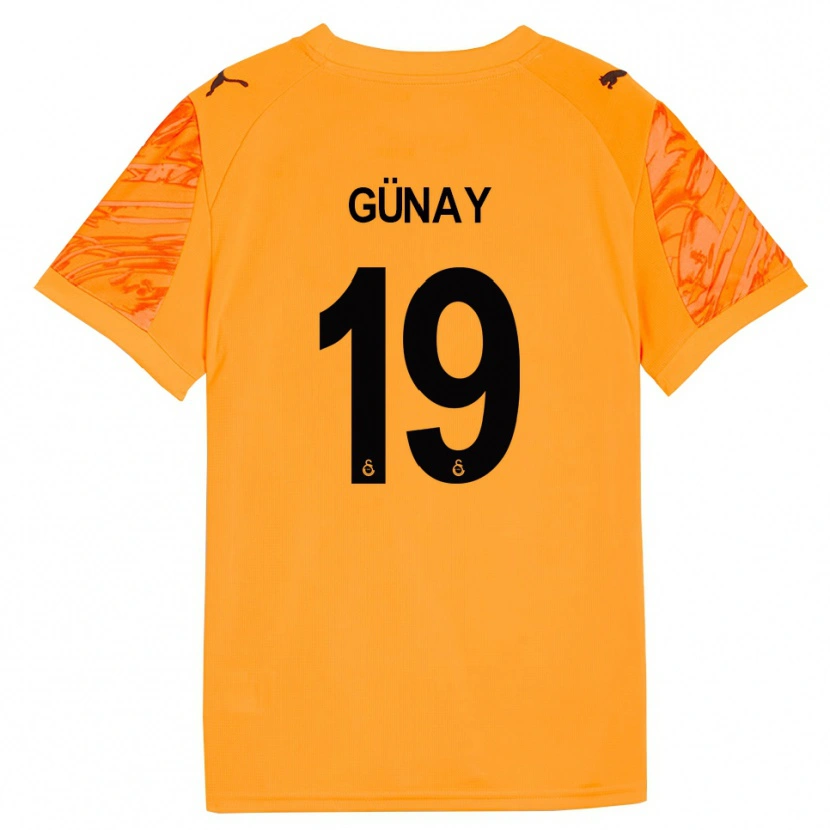 Danxen Kinder Günay Güvenç #19 Trikot Dunkles Orange Schwarz Torwarttrikot 2025/26 Schweiz