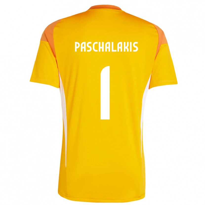 Danxen Kinder Alexandros Paschalakis #1 Trikot Orange Weiß Torwarttrikot 2025/26 Schweiz