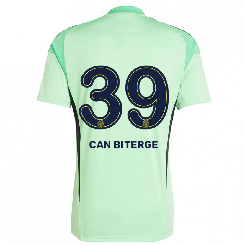 Danxen Kinder Engin Can Biterge #39 Trikot Hellgrün Schwarz Torwarttrikot 2025/26 Schweiz