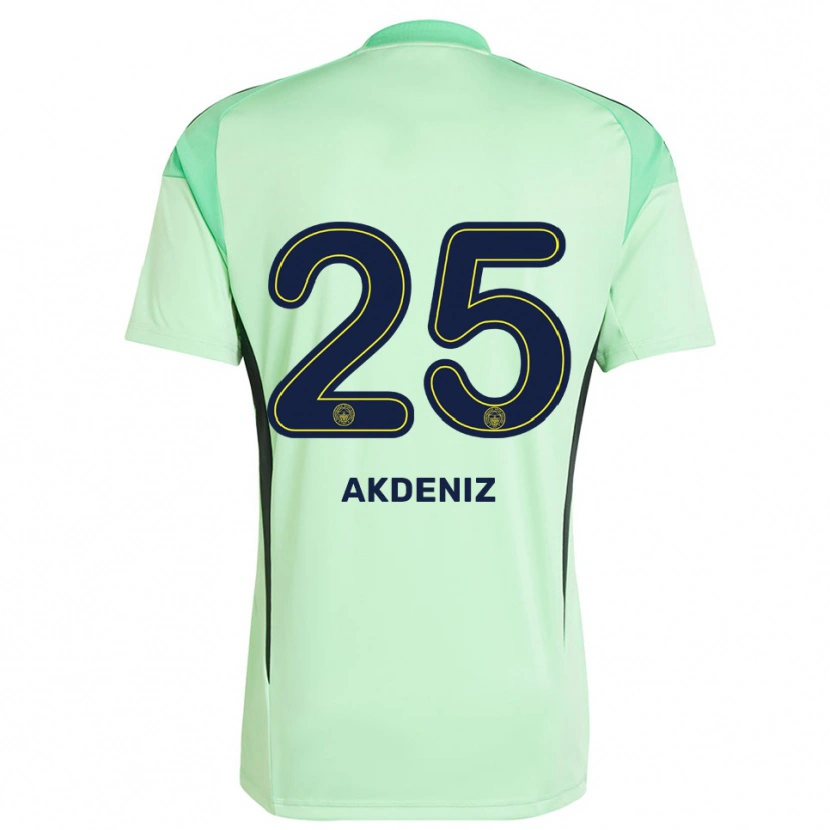 Danxen Kinder Zeynep Akdeniz #25 Trikot Hellgrün Schwarz Torwarttrikot 2025/26 Schweiz