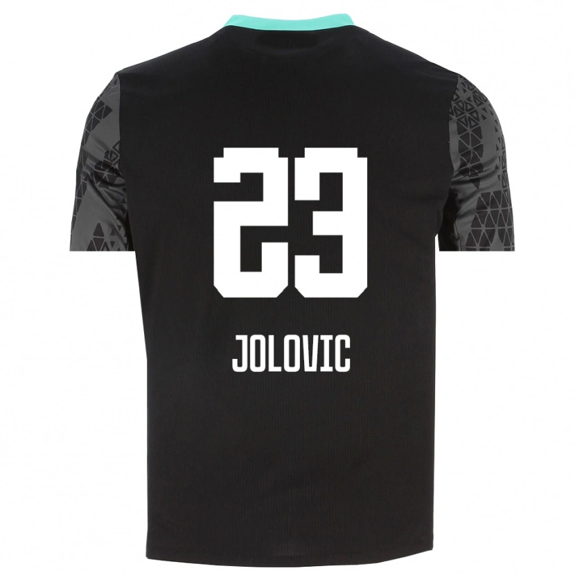 Danxen Kinder Bogdan Jolovic #23 Trikot Dunkelgrau Schwarz Torwarttrikot 2025/26 Schweiz