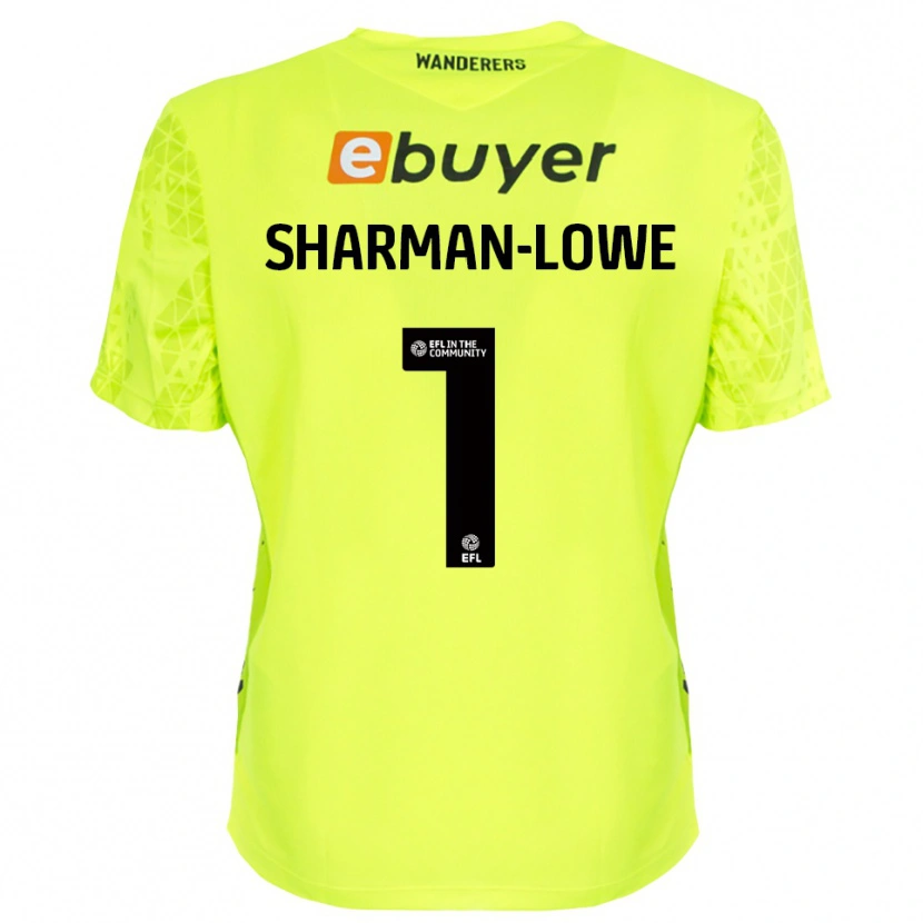 Danxen Kinder Teddy Sharman-Lowe #1 Trikot Leuchtendes Grün Torwarttrikot 2025/26 Schweiz
