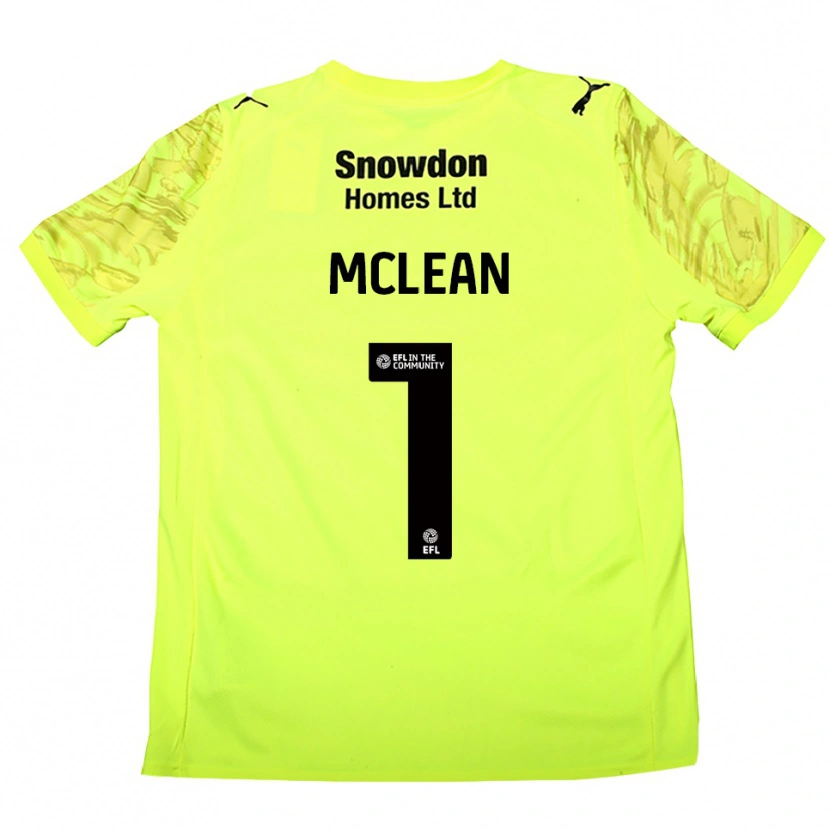 Danxen Kinder Katie Mclean #1 Trikot Leuchtendes Grün Torwarttrikot 2025/26 Schweiz